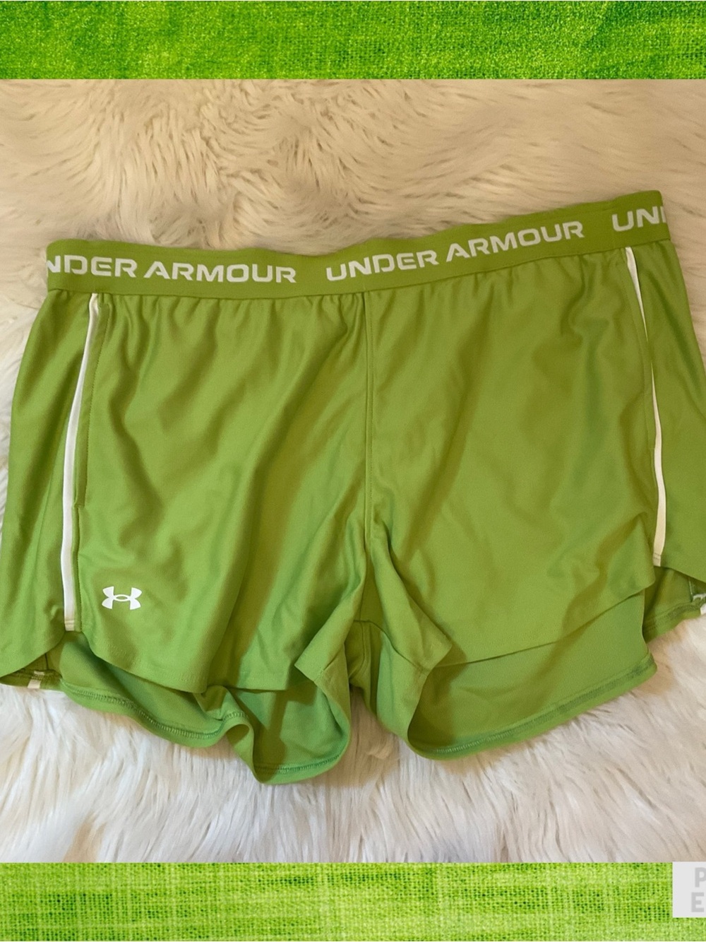 Under Armour Tech Play Up Shorts - NWT - Size XL - Green Vibe